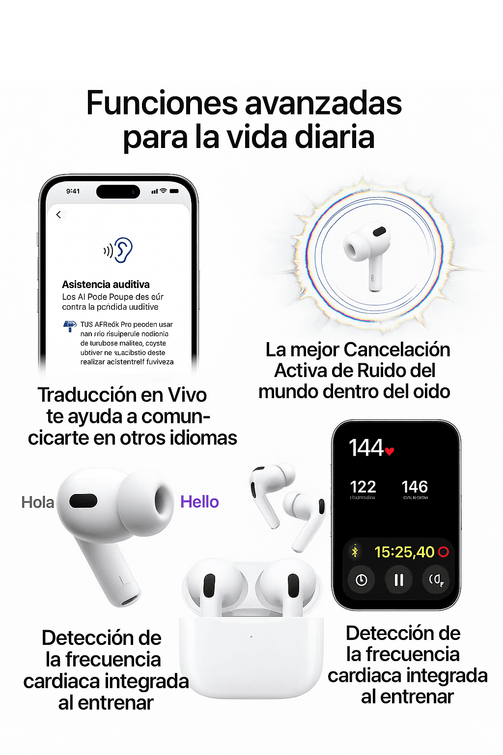 AirPods Pro 3 con Cancelación de Ruido miniatura 8