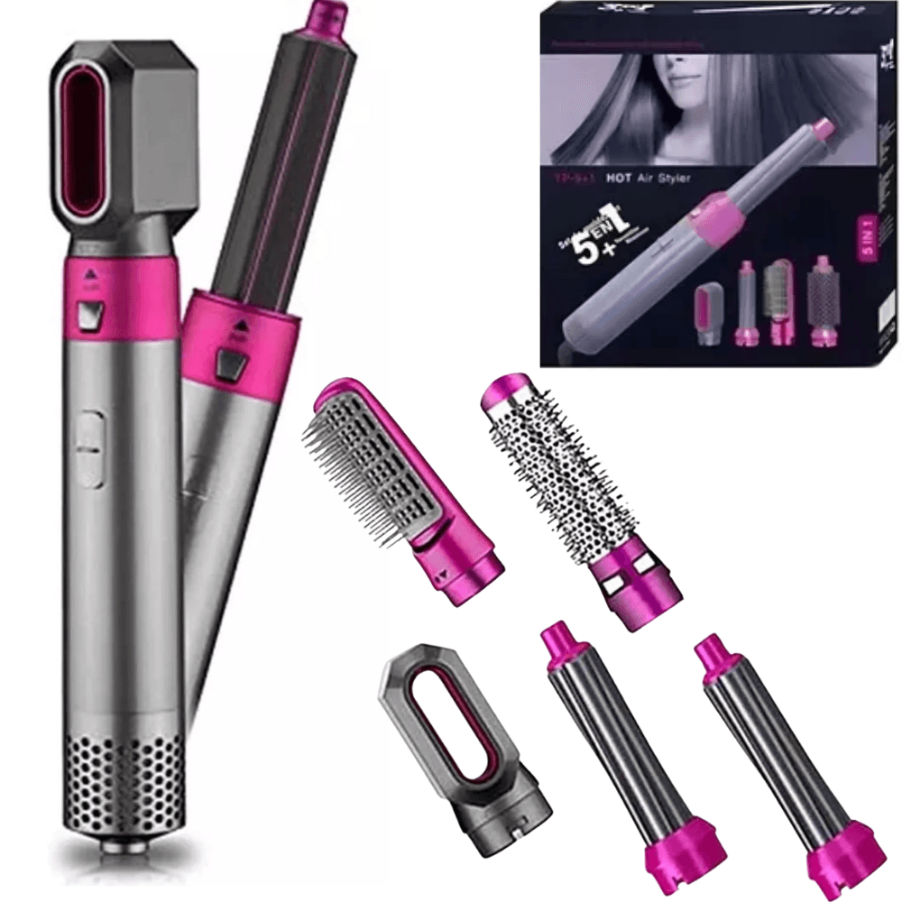 Cepillo Electrico 5 En 1 Secador Alisado miniatura 4