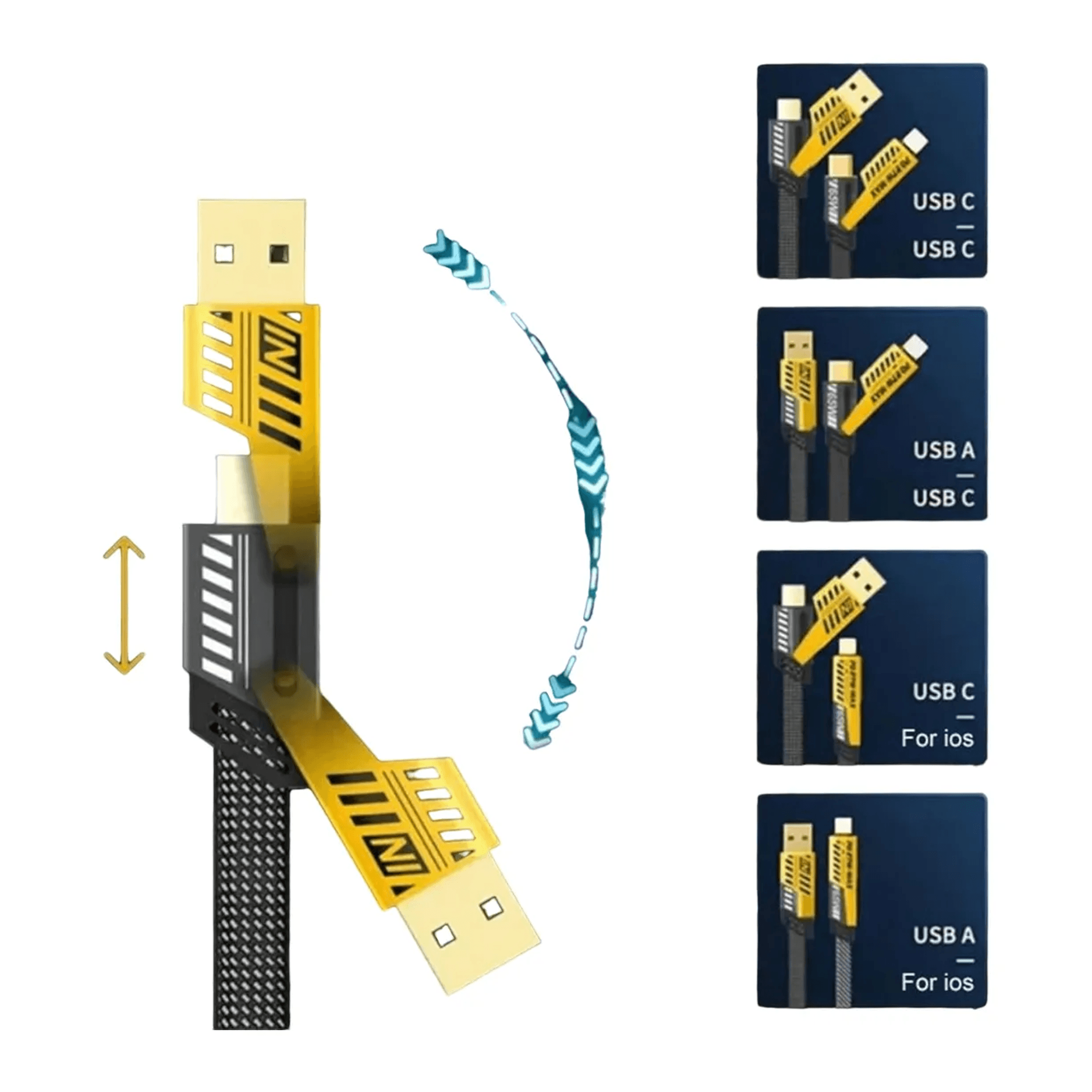 Combo Cargador 4 En 1 Adaptadorcable miniatura 5