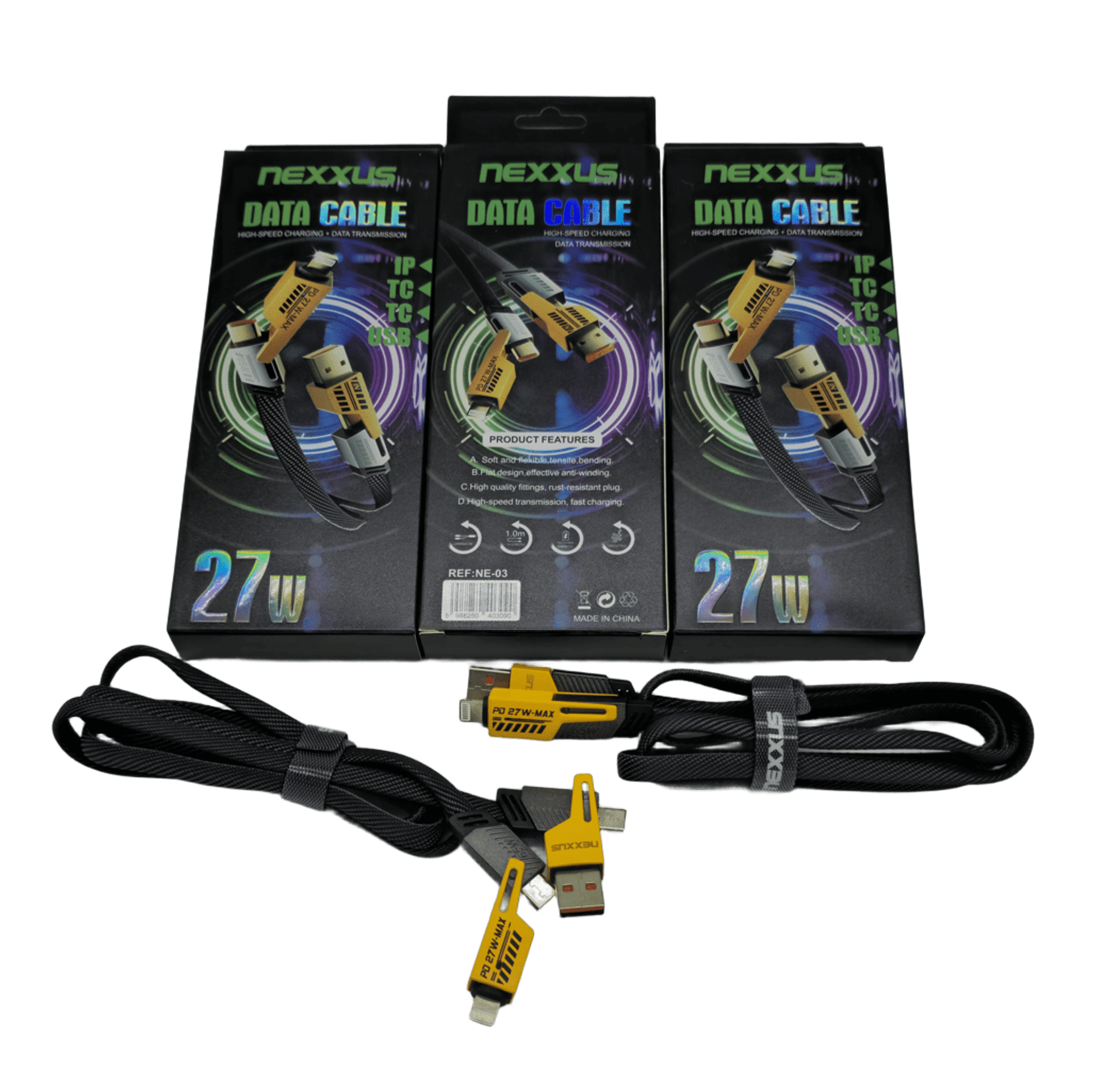 Combo Cargador 4 En 1 Adaptadorcable miniatura 4