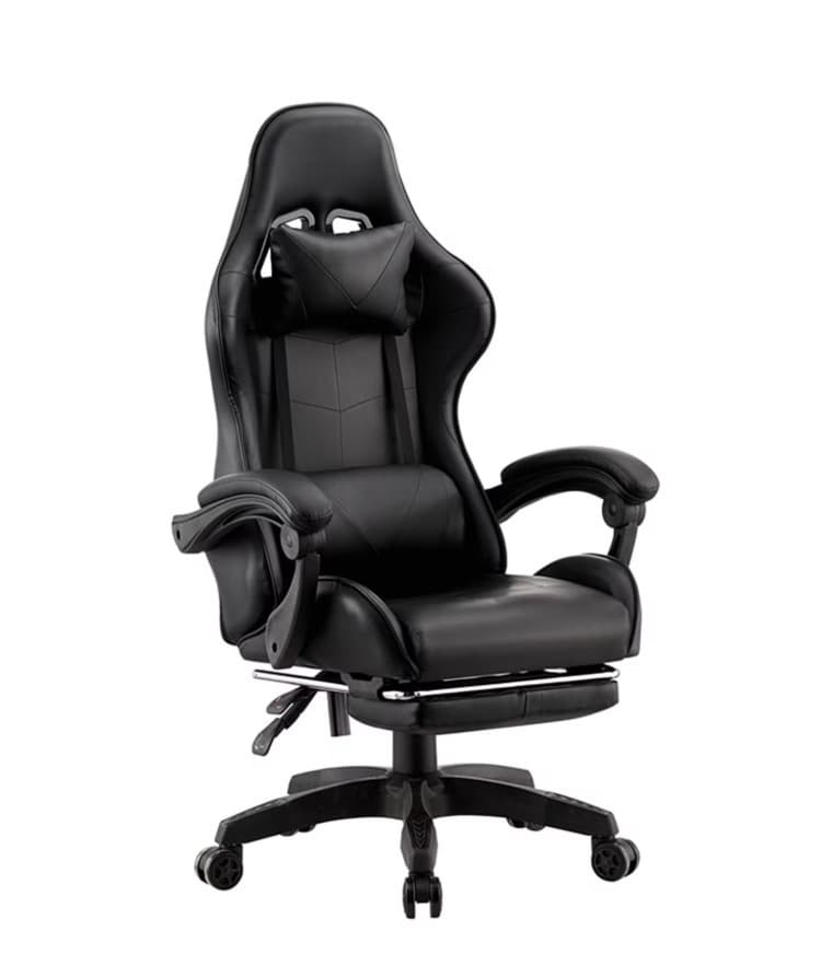 SILLA GAMER CON REPOSAPIES miniatura 2