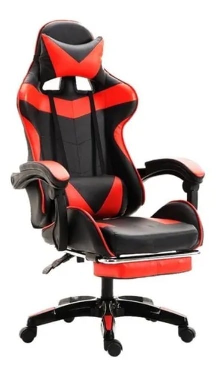 SILLA GAMER CON REPOSAPIES